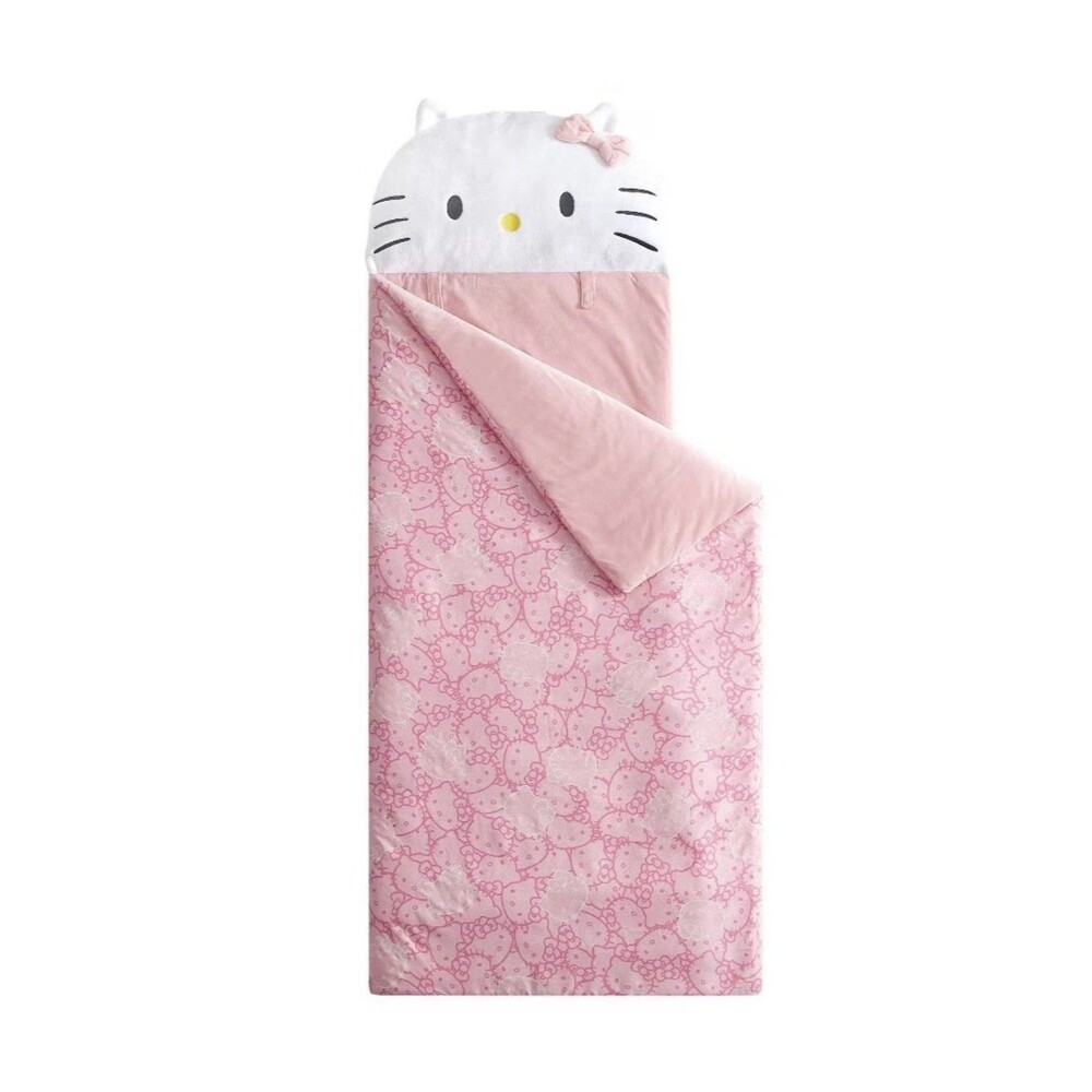 Hello Kitty Kids Sleeping Bag Pink Glow in the Dark Sanrio